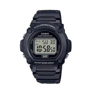ساعت مچی دیجیتال مردانه کاسیو مدل Casio W-219H-1AVDF – ضدآب و کاربردی