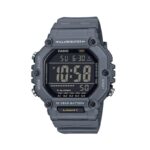 ساعت دیجیتال کاسیو Casio AE-1600WH-8BV با بند رزین طوسی و صفحه بزرگ