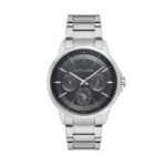 ساعت مچی مردانه U.S. Polo Assn مدل PA1000B-02 با بند استیل و صفحه مشکی