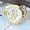 ساعت مچی مردانه سیکو Seiko SBTR024؛ کرنوگراف استیل دو رنگ طلایی و نقرهای
